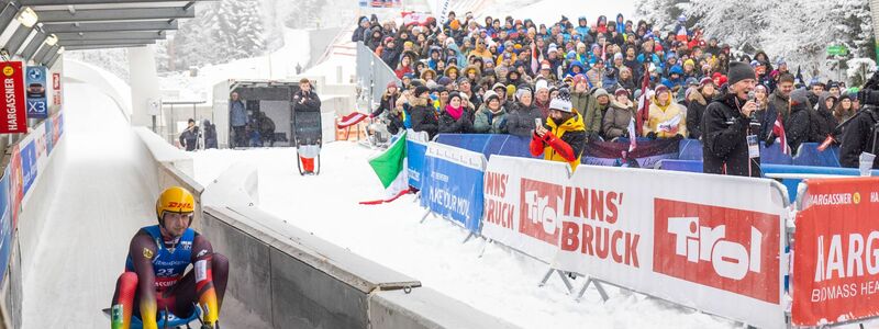 Der Eiskanal ist im unteren Abschnitt neu gebaut worden und wird nun wegen technischer Mängel nicht freigegeben. (Archivbild) - Foto: Expa/Johann Groder/APA/dpa