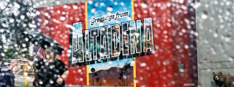 Am Samstag erreichte der Regen in Südkalifornien seinen Höhepunkt. - Foto: Noah Berger/FR34727 AP/AP/dpa