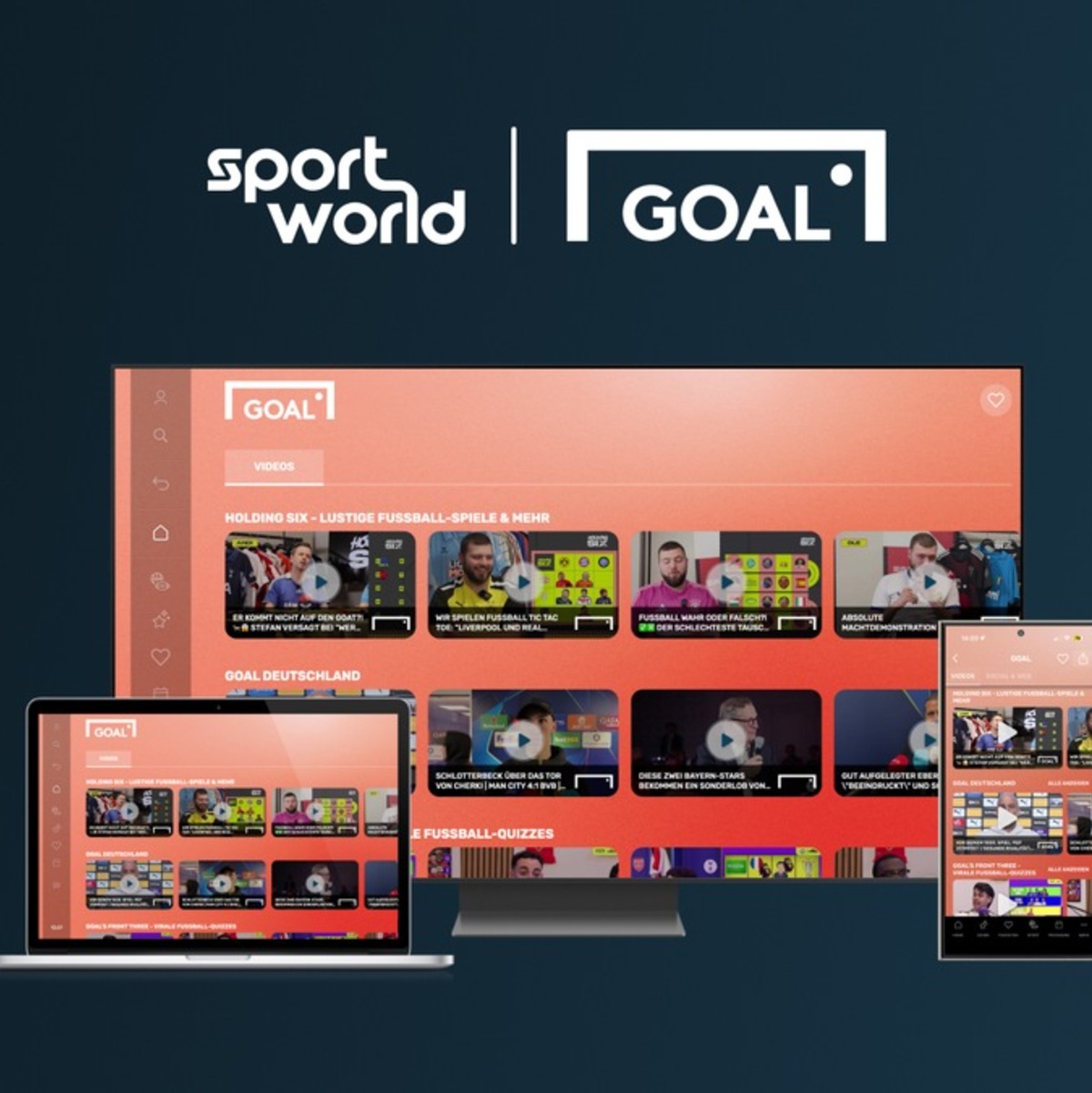 Footballco und Sportworld bringen Next-Gen-Fußball-Storytelling auf Smart-TVs weltweit - Foto: presseportal.de