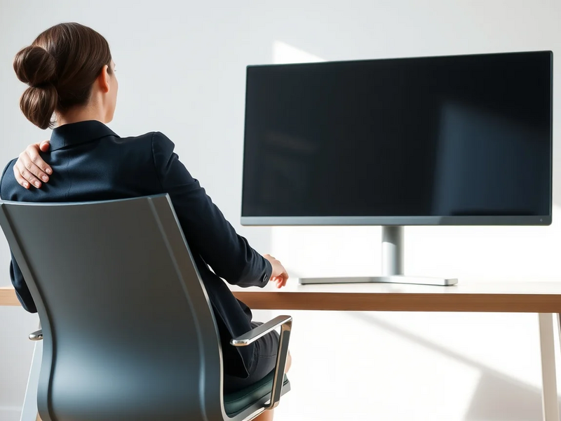 Rückengymnastik im Büro: Experten warnen vor Volksleiden - Foto: über boerse-global.de