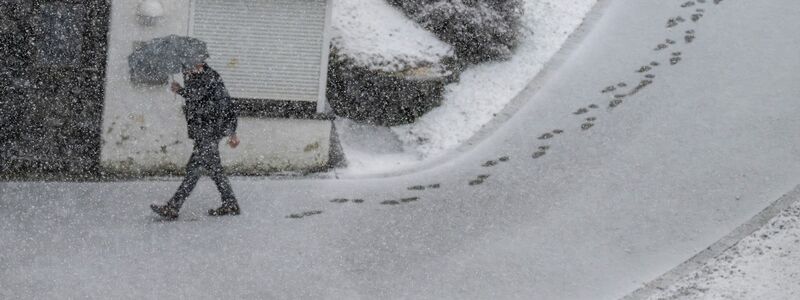 Im Allgäu kam es am Anfang der Woche zu Schneefällen. - Foto: Peter Kneffel/dpa