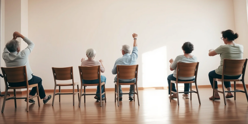 Stuhlgymnastik: Sanfte Bewegung hält Senioren fit - Foto: über boerse-global.de