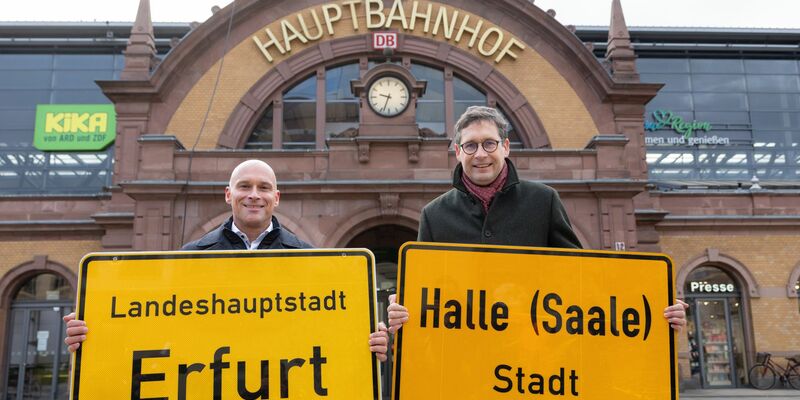 Ob Halle oder Erfurt ist den Beteiligten nach eigenen Angaben egal.  - Foto: Michael Reichel/dpa