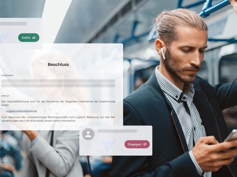 Neue Plattform für digitale Beschlussfassung: Die neue Software von Resolvio unterstützt Gremien bei der Digitalisierung von Beschlüssen - effizient, rechtskonform und unabhängig vom US-Cloud-Act - Foto: presseportal.de