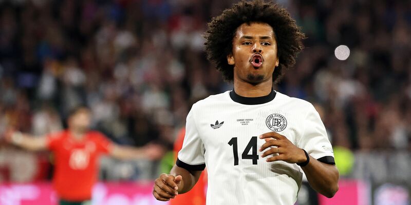 Karim Adeyemi hat seinen Fehler bereut und wird sich sozial engagieren. - Foto: Christian Charisius/dpa