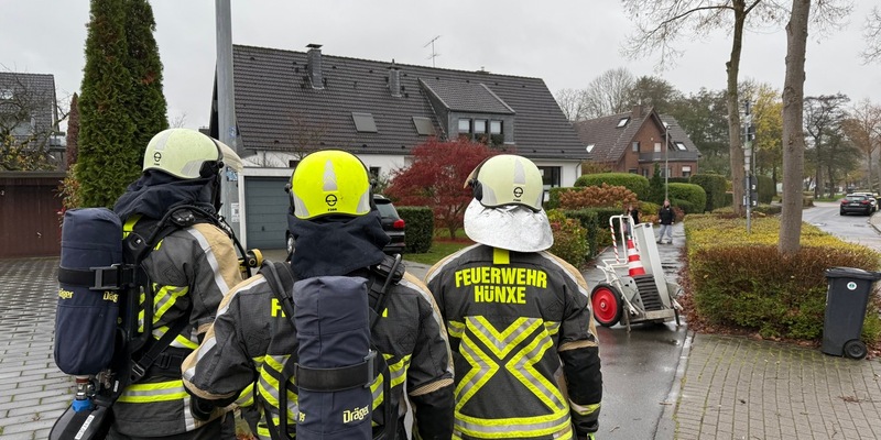 FW Hünxe: Brand im Keller - Heimrauchmelder verhindert Schlimmeres - Foto: presseportal.de