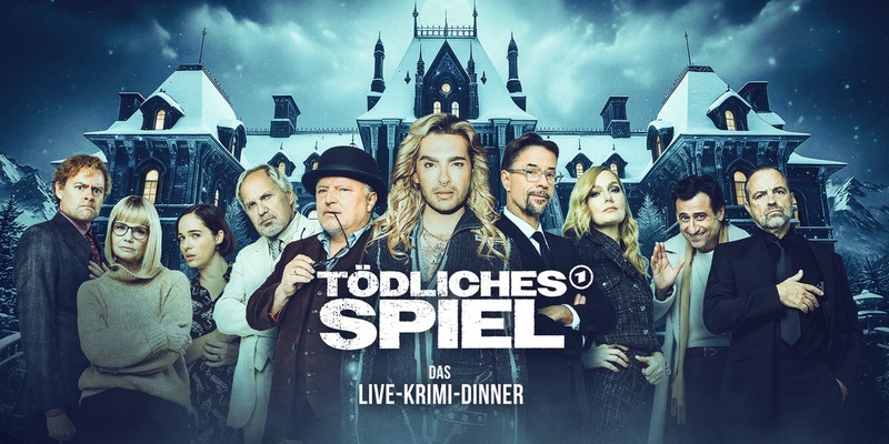 Nervenkitzel, Improvisation und ein gewagtes TV-Experiment: Tödliches Spiel - Das Live-Krimi-Dinner am Samstag, 22. November um 20:15 Uhr live in der ARD, in der ARD Mediathek und im ORF - Foto: presseportal.de
