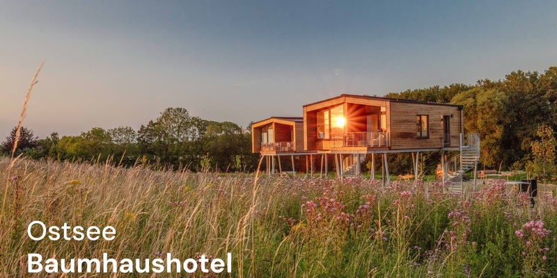 Ostsee Baumhaushotel schließt Ausbau ab: 14 Baumhäuser auf Höhe der Baumkronen starten in erste volle Saison 2026 - Foto: presseportal.de