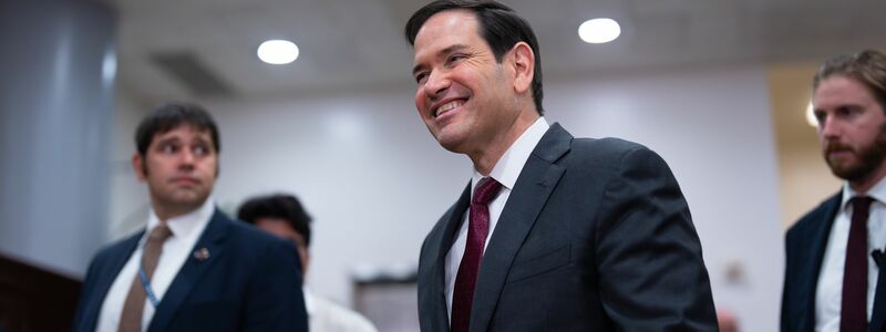 US-Außenminister Marco Rubio bestätigt, dass an einer «Idee» für ein Kriegsende in der Ukraine gearbeitet werde. (Archivbild) - Foto: J. Scott Applewhite/AP/dpa