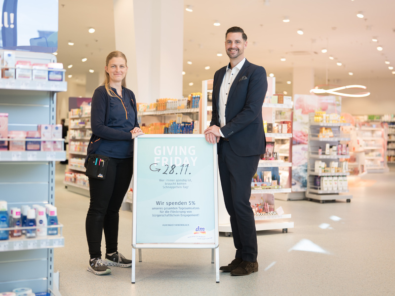Giving Friday - Foto: dm/Wolfgang Lienbacher über pressetext.de
