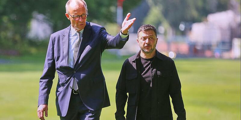 Friedrich Merz und Wolodymyr Selenskyj (Archiv) - Foto: über dts Nachrichtenagentur