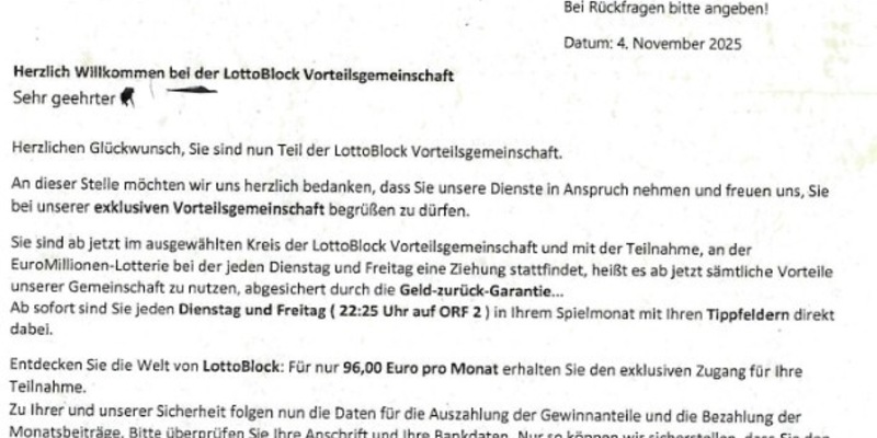 POL-HRO: Mutmaßliche Betrugsschreiben - Kriminalpolizei Wismar leitet Ermittlungen ein - Foto: presseportal.de