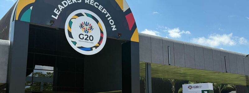 G20-Gipfel ohne Chinas Staatschef Xi, US-Präsident Trump und Kremlchef Putin.   - Foto: Kristin Palitza/dpa