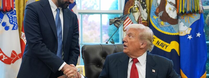 Trump schien von Mamdani begeistert.  - Foto: Evan Vucci/AP/dpa