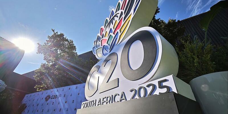 G20-Logo in Südafrika im November 2025 - Foto: über dts Nachrichtenagentur