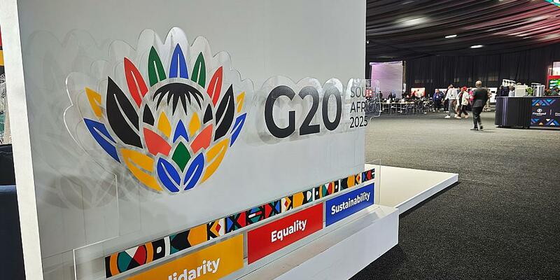 G20-Logo am Veranstaltungsort im November 2025 - Foto: über dts Nachrichtenagentur