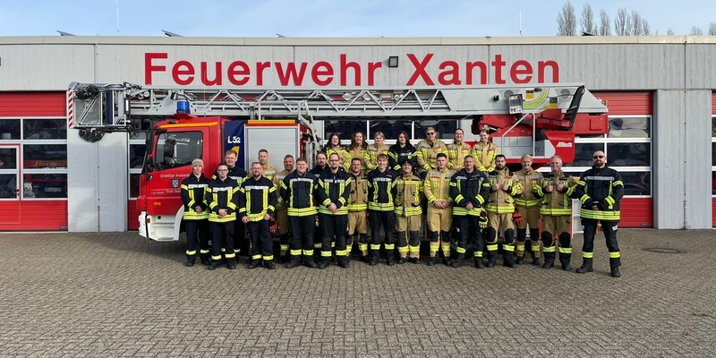 FW Sonsbeck: Erfolgreicher Abschluss der Module 1 und 2 der interkommunalen Truppmannausbildung - Foto: presseportal.de