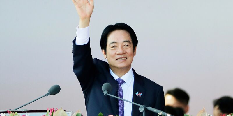 Taiwans Präsident kündigte in einem Gastbeitrag höhere Verteidigungsausgaben an. (Archivbild)  - Foto: Chiang Ying-ying/AP/dpa