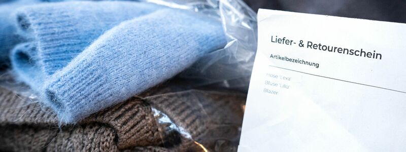 Modeartikel werden besonders oft zurückgeschickt. - Foto: Sina Schuldt/dpa