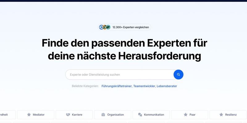 Expertenmarkt.de schafft Transparenz: Neue Plattform für Berater, Coaches und Spezialisten startet mit knapp 12.000 Anbietern - Foto: presseportal.de