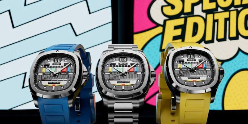 Mido Multifort TV Big Date S01E02 / Bereits ein Sammlerstück: Sonderedition mit Retro-Charme und drei Armbändern - Foto: presseportal.de