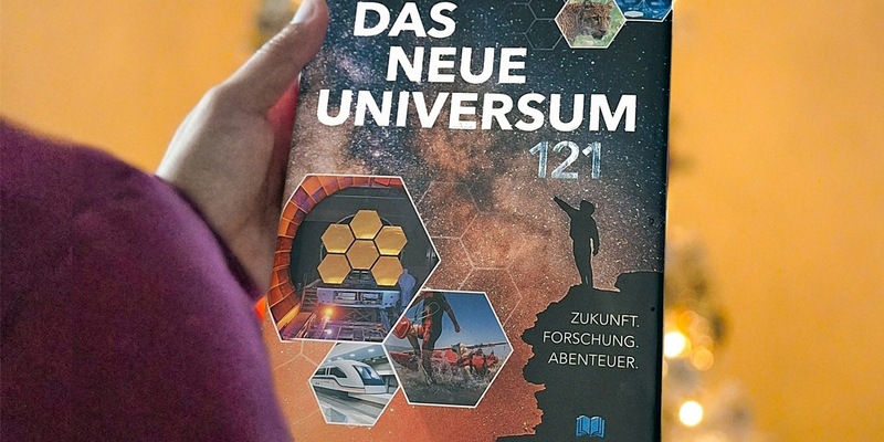 DAS NEUE UNIVERSUM 121: Jetzt im Buchhandel! / Zukunft. Forschung. Abenteuer. / Urania-Universum inklusive - Foto: presseportal.de