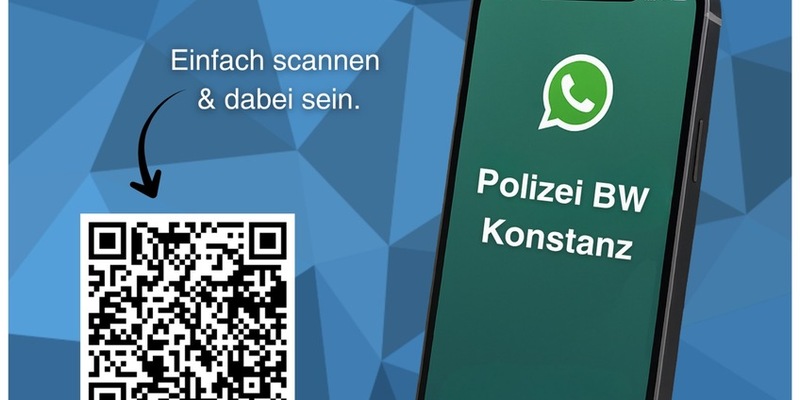POL-KN: (Polizeipräsidium Konstanz) - Neuer WhatsApp-Kanal des Polizeipräsidiums Konstanz geht an den Start (01.12.2025) - Foto: presseportal.de