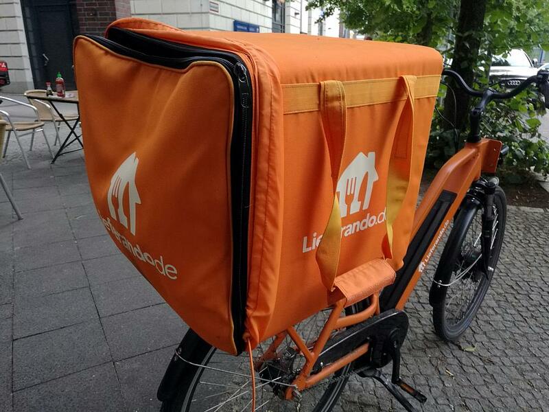 Lieferando-Fahrrad (Archiv) - Foto: über dts Nachrichtenagentur