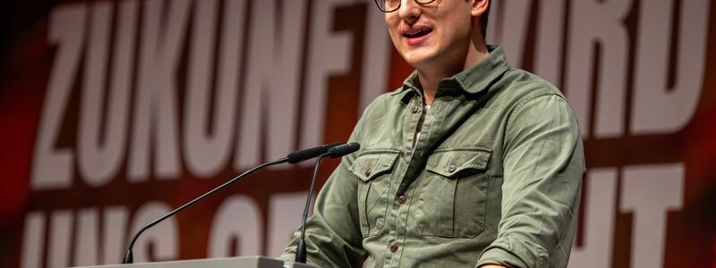 Für die junge Union hat der Juso-Chef wenig nette Worte.  - Foto: Harald Tittel/dpa