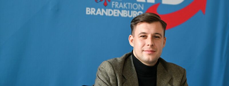 Der Brandenburger AfD-Landtagsabgeordnete Jean-Pascal Hohm ist einziger Kandidat für den Vorsitz der neuen AfD-Jugendorganisation, die voraussichtlich «Generation Deutschland» heißen wird. (Archivbild) - Foto: Lilli Förter/dpa