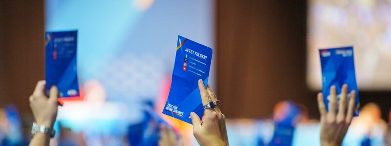 Die Gründung der neuen Parteijugend verlief ohne große Kontroversen.  - Foto: Andreas Arnold/dpa