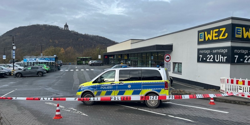 POL-MI: Supermarkt nach Bombendrohung wieder geöffnet - Foto: presseportal.de