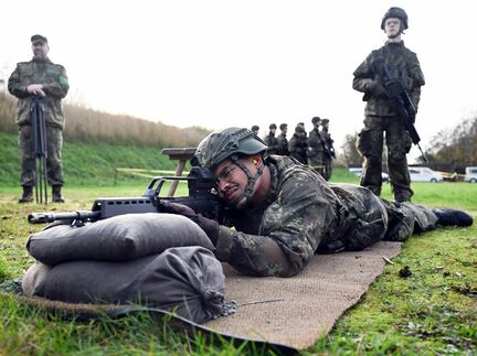 Medientag zur Basisausbildung bei der Bundeswehr - Foto: Federico Gambarini/dpa