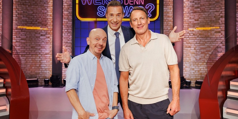 10 Jahre „Wer weiß denn sowas?“ – das muss gefeiert werden! / Die große Jubiläumsausgabe “Wer weiß denn sowas XXL” mit Kai Pflaume, Wotan Wilke Möhring und Bernhard Hoëcker - Foto: presseportal.de