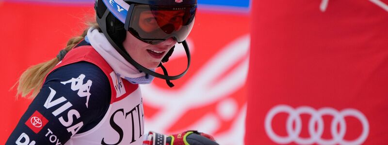 Mikaela Shiffrin feierte im dritten Slalom der Saison den dritten Sieg. - Foto: John Locher/AP/dpa