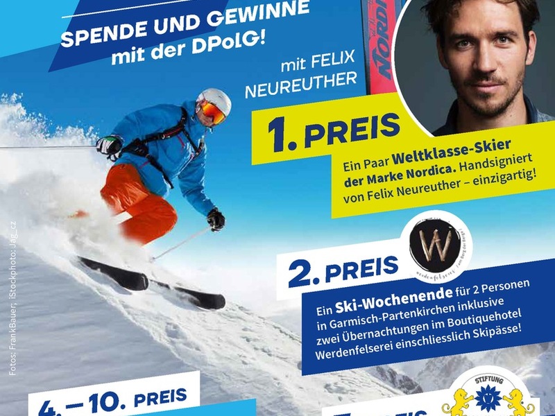 DPolG Bayern: Felix Neureuther unterstützt Stiftung der Deutschen Polizeigewerkschaft - Foto: presseportal.de