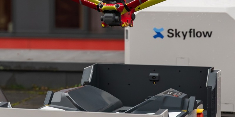 FW-M: Innovatives Pilotprojekt mit automatisierten Drohnen im Münchner Stadtgebiet - Foto: presseportal.de