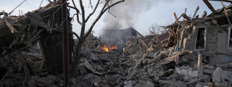 Die Bergarbeiterstadt Pokrowsk im Donezker Gebiet ist seit mehr als einem Jahr umkämpft und mittlerweile stark zerstört. (Archivbild) - Foto: Iryna Rybakova/Ukrainian 93rd Mechanized brigade/dpa