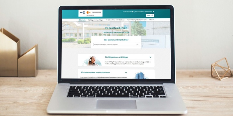 Beitragsservice mit überarbeitetem Internetauftritt - Bessere Voraussetzungen für die Weiterentwicklung der Online-Services - Foto: presseportal.de