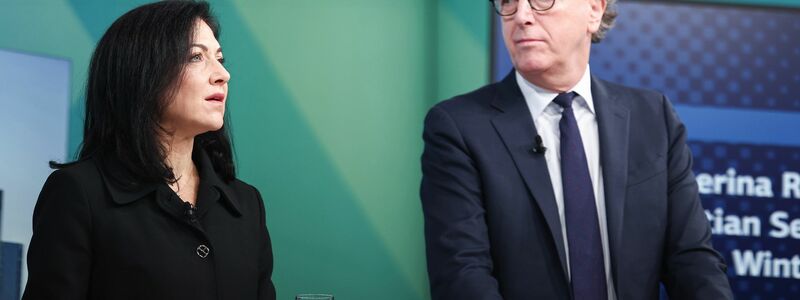 Wirtschaftsministerin Reiche und KfW-Chef Wintels werben um private Investitionen  - Foto: Hannes P. Albert/dpa