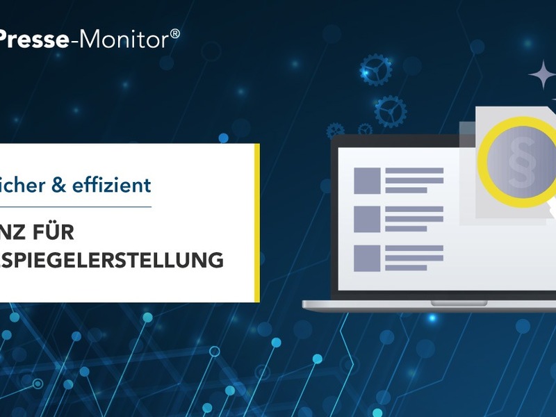 KI-Lizenz für Pressespiegelerstellung / PMG Presse-Monitor & VG WORT geben Rechtssicherheit - Foto: presseportal.de