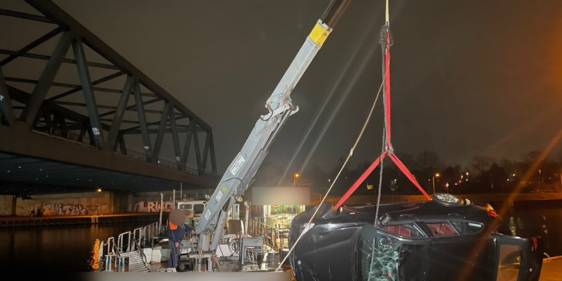 POL-DU: Duisburg/Oberhausen: Zwei gestohlene Autos im Rhein-Herne-Kanal versenkt - Kriminalpolizei ermittelt zu den Hintergründen und sucht Zeugen - Foto: presseportal.de