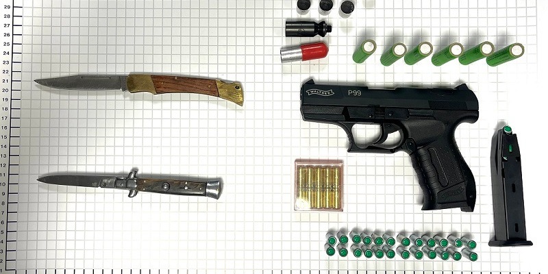 BPOL NRW: Hauptbahnhof Münster - Bundespolizei stellt Schreckschusswaffe und Messer sicher - Foto: presseportal.de