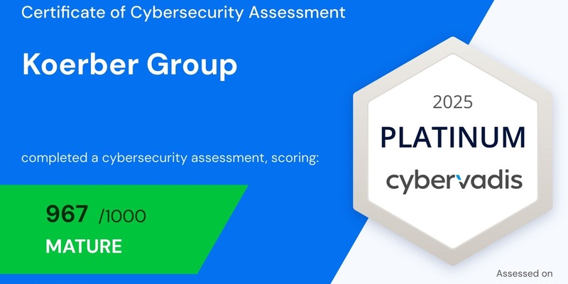 Körber erzielt Bestnote Platin bei CyberVadis-Rating 2025 - Foto: presseportal.de