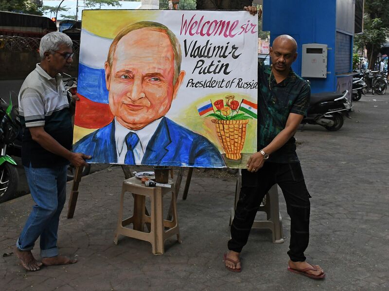 Putin besucht derzeit das langjährige Partnerland Indien. - Foto: Ashish Vaishnav/SOPA Images via ZUMA Press Wire/dpa