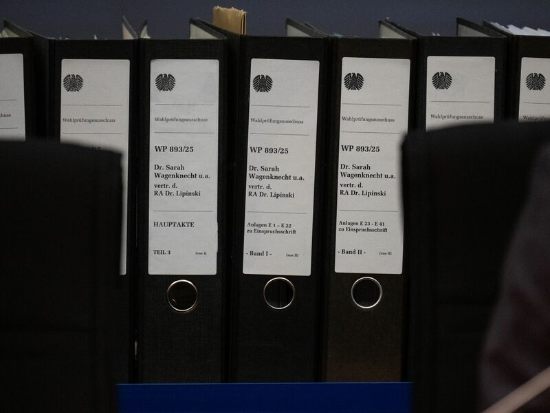 Der Wahlprüfungsausschuss tagte in Berlin. - Foto: Sebastian Christoph Gollnow/dpa