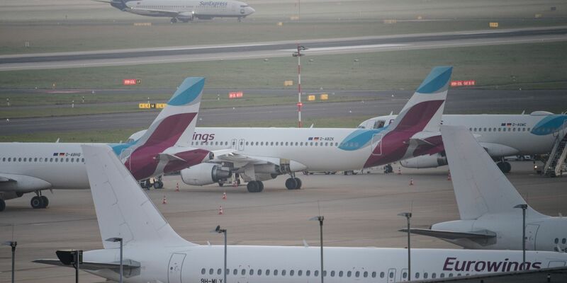 Eine Eurowings-Maschine musste in Bilbao zwischenlanden. (Symbolbild) - Foto: Henning Kaiser/dpa