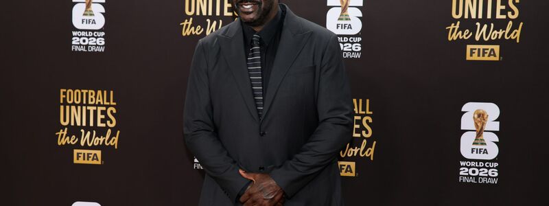 Der frühere Basketball-Star Shaquille O'Neal vor der Zeremonie. - Foto: Sam Corum/PA Wire/dpa