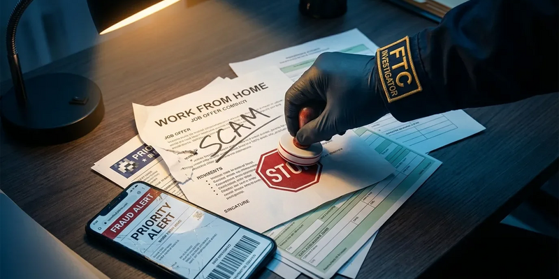 FTC geht massiv gegen Betrugswelle vor - Foto: über boerse-global.de