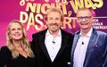 Moderator Thomas Gottschalk mit Günther Jauch und Barbara Schöneberger. - Foto: Julia Feldhagen/RTL/dpa